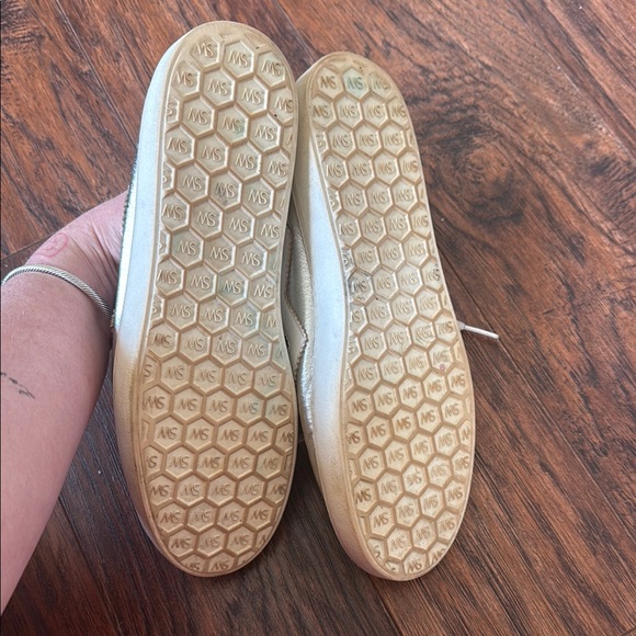 Stuart Weitzman Silver and White Women's Sneakers - Picture 14 of 14